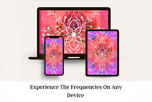Frequency Light Code Digital Images
